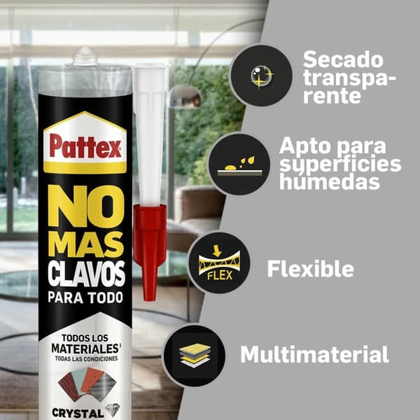 Pattex Transparent Lim 290 g - Snabb och stark vidhäftning för alla dina projekt. Lätt att använda och torkar transparent.