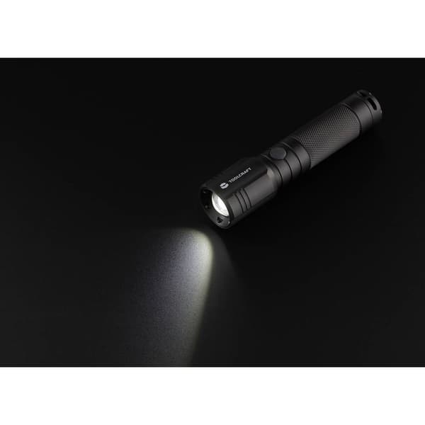 TOOLCRAFT TO-7838451 SMD LED Ficklampa justerbar batteri 300 lm 12 h 121 g