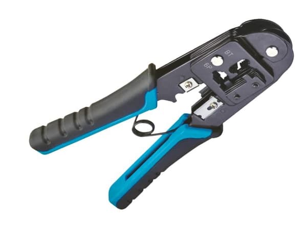Alantec NI024 kaapelipuristin Puristustyökalu Musta, Sininen