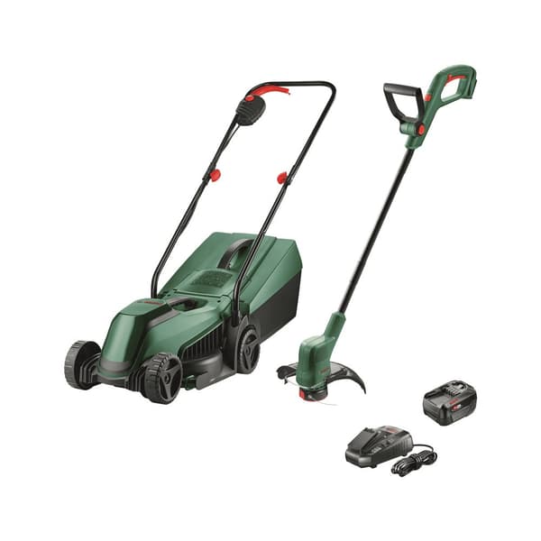 Bosch - 18V Lawn Care Set - EasyGrassCut 18V  EasyMower 18V ( Battery  Charger Included )