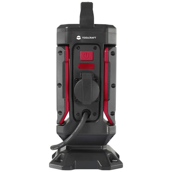 TOOLCRAFT Byggstrålkastare LED Stativlängd (max.): 1500 mm 40 W Naturvit TO-7843728