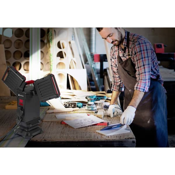 TOOLCRAFT Byggstrålkastare LED Stativlängd (max.): 1500 mm 40 W Naturvit TO-7843728