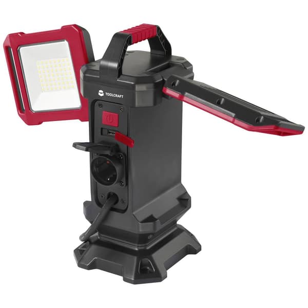 TOOLCRAFT Byggstrålkastare LED 40 W Naturvit TO-7843725