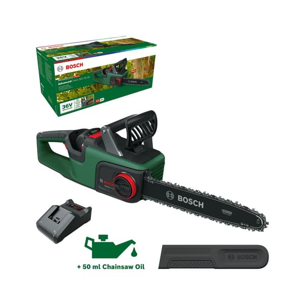 Bosch - Battery Chain Saw ADV Chain 36V 35 40 2.0AH ( Battery  Charger Included )