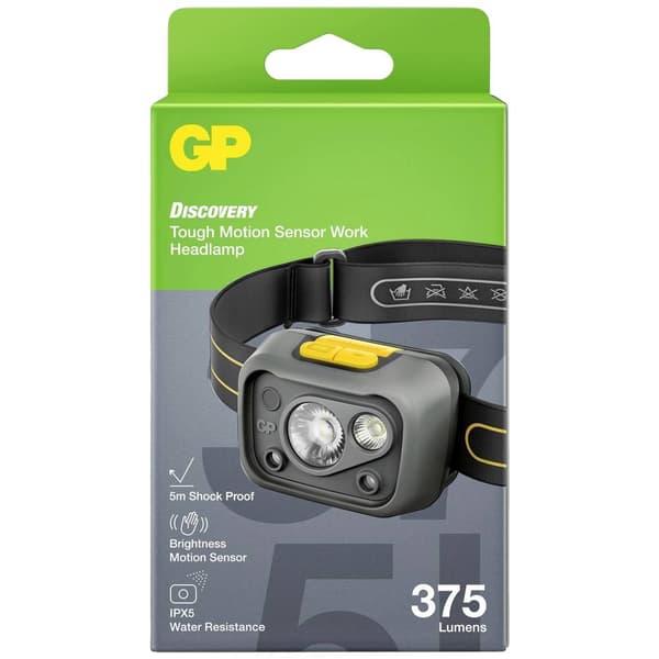 GP Discovery GPDISHLCW54BL119 LED Pannlampa batteri 375 lm 26 h GPDISHLCW54BL119