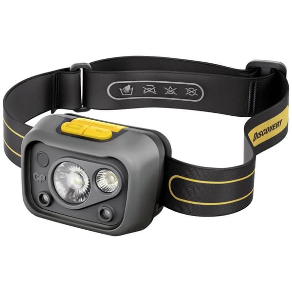 GP Discovery GPDISHLCW54BL119 LED Pannlampa batteri 375 lm 26 h GPDISHLCW54BL119 Svart