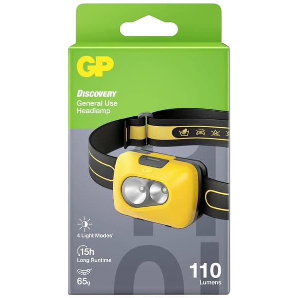 GP Discovery GPDISHLCH42BL990 LED Pannlampa batteri 110 lm 15 h GPDISHLCH42BL990