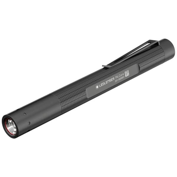 Ledlenser P4 Core LED Ficklampa med bältesclip batteri 120 lm 20 h 58 g Svart