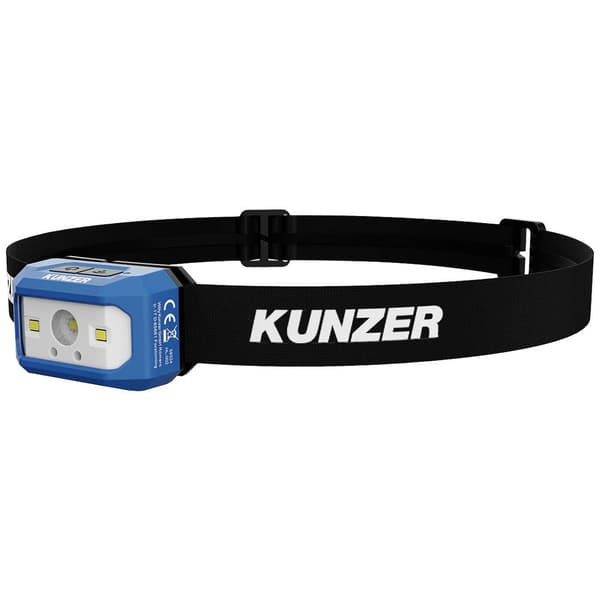Kunzer HL-002 LED Arbetslampa Uppladdningsbara batteri 300 lm, 240 lm, 120 lm