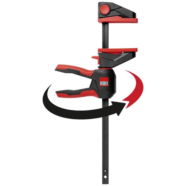 Enhandstving med vridbart handtag EZ360 Bessey EZ360-60 Spännvidd (max.):600 mm Gapdjup:80 mm