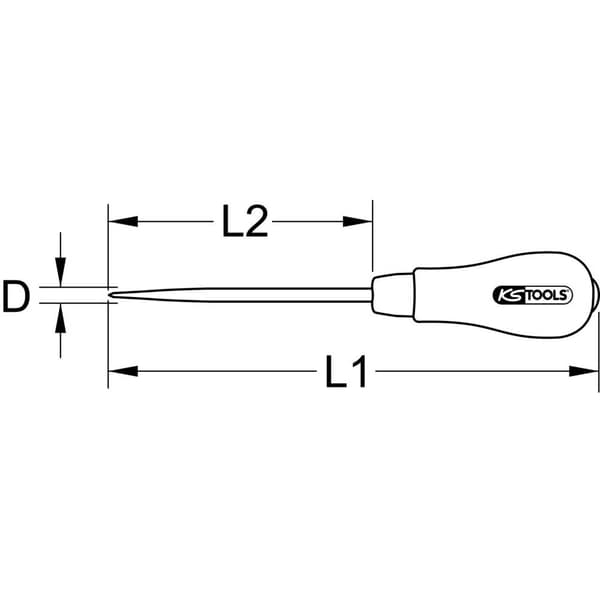 KS Tools 3001081 (Ø x L) 6 mm x 190 mm