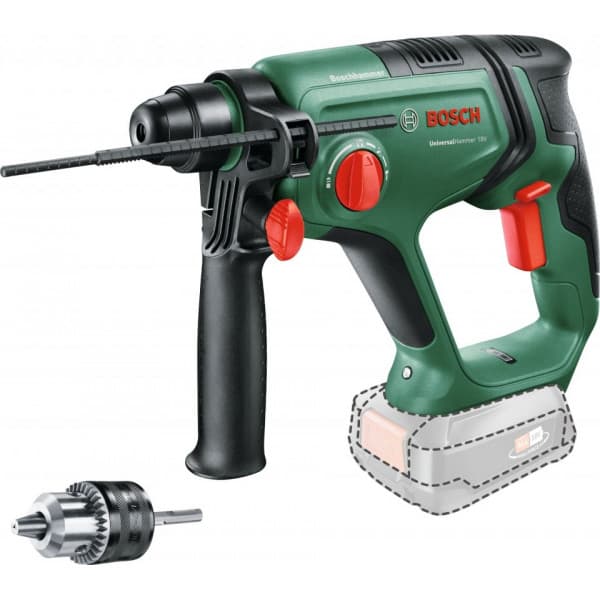 Bosch UniversalHammer 18V - batteridreven slagboremaskine, solo + adapter