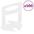 Miniatyrbild 4 av 10: vidaXL Nivåsystem för plattsättning 250 kilar 500 distanser 1,5 mm