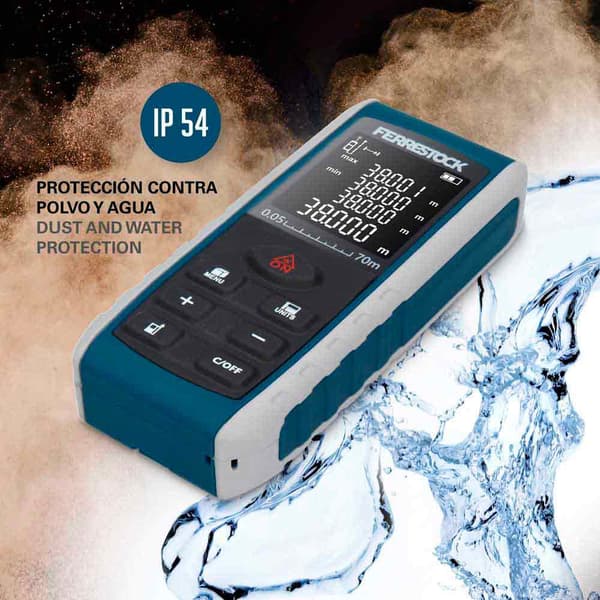 Ferrestock Laser Avståndsmätare Fskldm070 70 M Silver