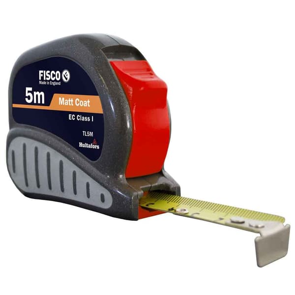 Fisco Klasse Målebånd I Abs Tri-lok 5 M X 19 Mm Sort