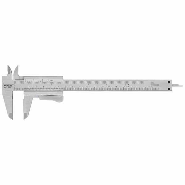 Vogel Skrue Din 862 150 Mm Monoblok Vernier Kaliber Søvfarvet