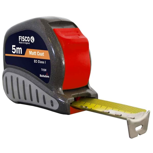 Fisco Klasse Målebånd I Abs Tri-lok 5 M X 25 Mm Sort