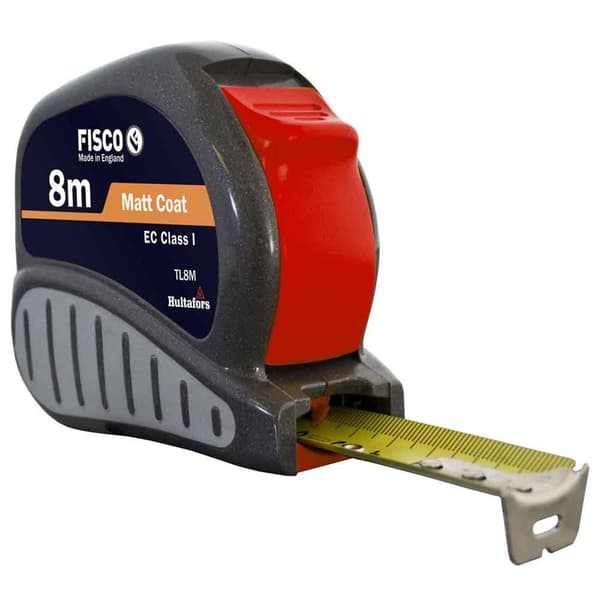Fisco Klasse Målebånd I Abs Tri-lok 10 M X 25 Mm Sort