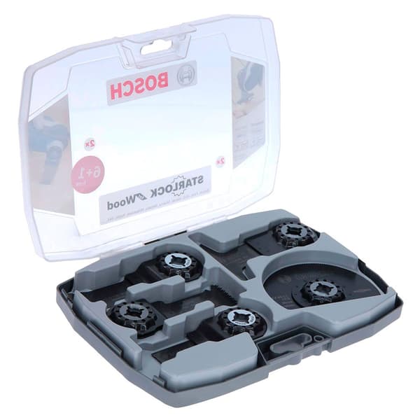 Bosch Professional Best Of Wood Starlock Set For Wood And Metal 7 Units Hopeinen