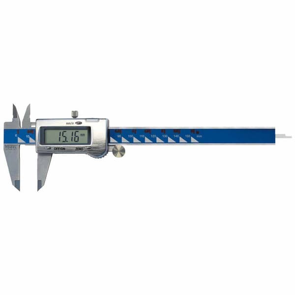 Vogel Digital Vernier Bromsok Din 862 150 Mm Blå
