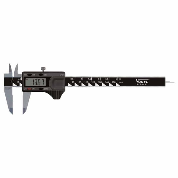 Vogel Vernier Caliper Ip54 Din 862 150 Mm Sort