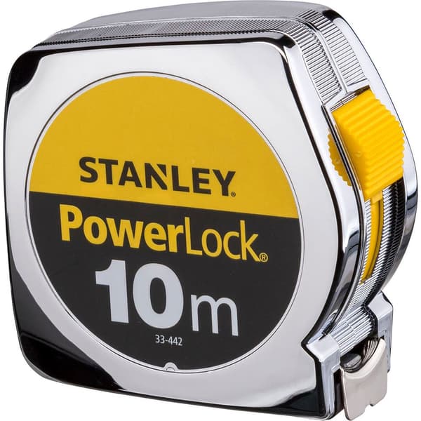 Stanley Målebånd Powerlock 10 M Gul
