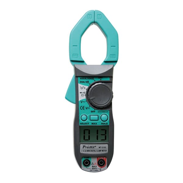 Proskit Klemmemåler Og Digitalt Multimeter Mul016 400a Søvfarvet