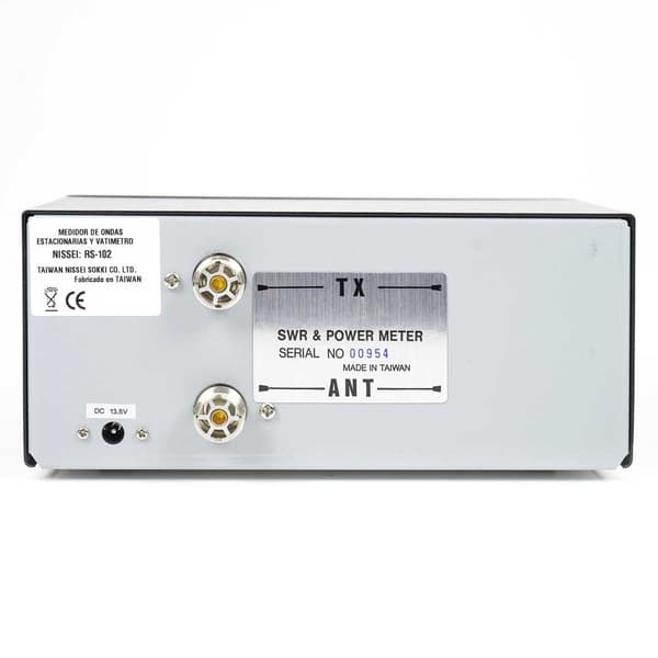 Nissei Heijastusmittari Rs-102 Swr 1.8-200mhz 0-200w Hopeinen