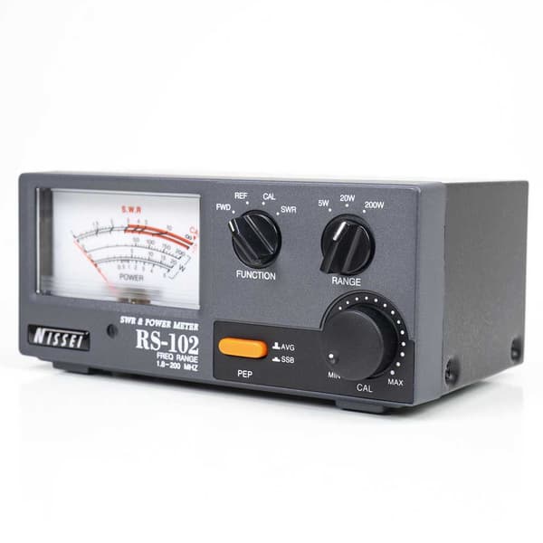 Nissei Heijastusmittari Rs-102 Swr 1.8-200mhz 0-200w Hopeinen