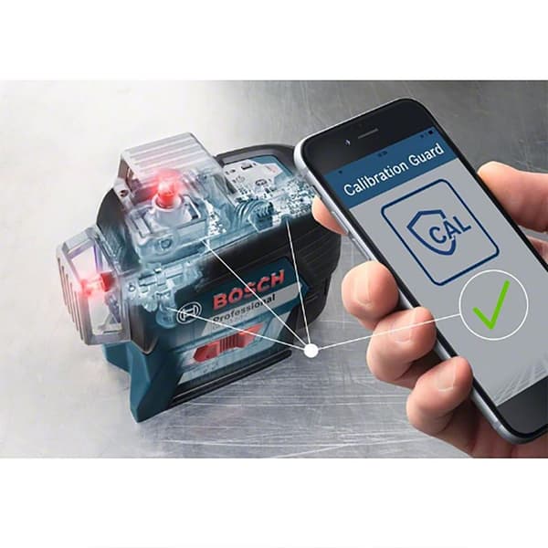 Bosch Professional Laser Niveau Linjer Gll 3-80 C+bm 1 L-boxx Gylden