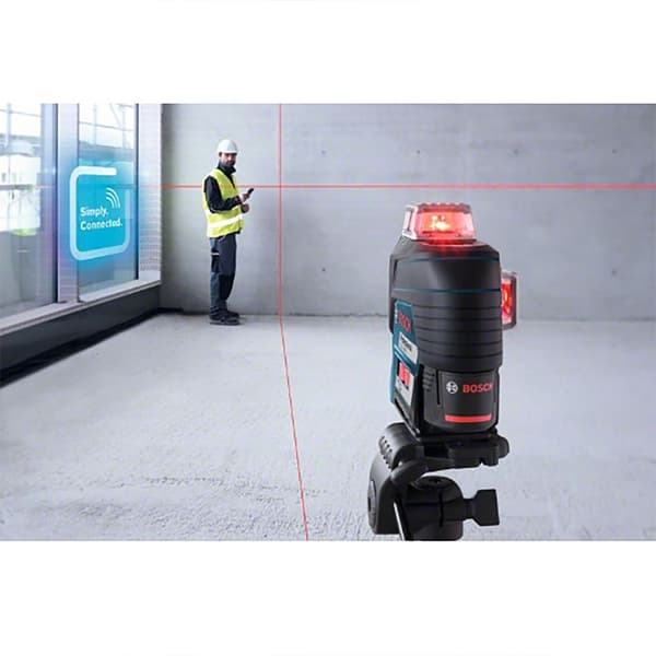 Bosch Professional Laser Niveau Linjer Gll 3-80 C+bm 1 L-boxx Gylden