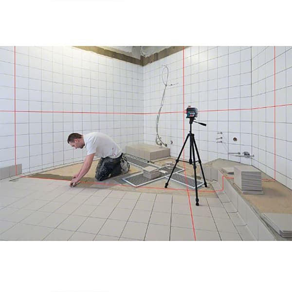 Bosch Professional Laser Niveau Linjer Gll 3-80 C+bm 1 L-boxx Gylden