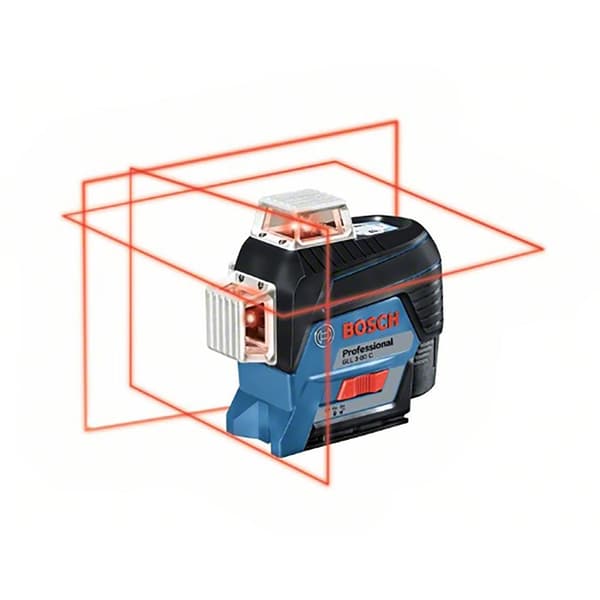 Bosch Professional Laser Niveau Linjer Gll 3-80 C+bm 1 L-boxx Gylden
