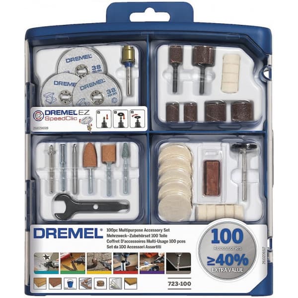Dremel 723 -100-osainen yleistarvikesarja
