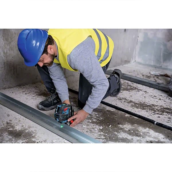 Bosch Professional Ammattilainen+rm Gcl 2-50 G 10+katto Tuki Laser Taso Linjat Hopeinen