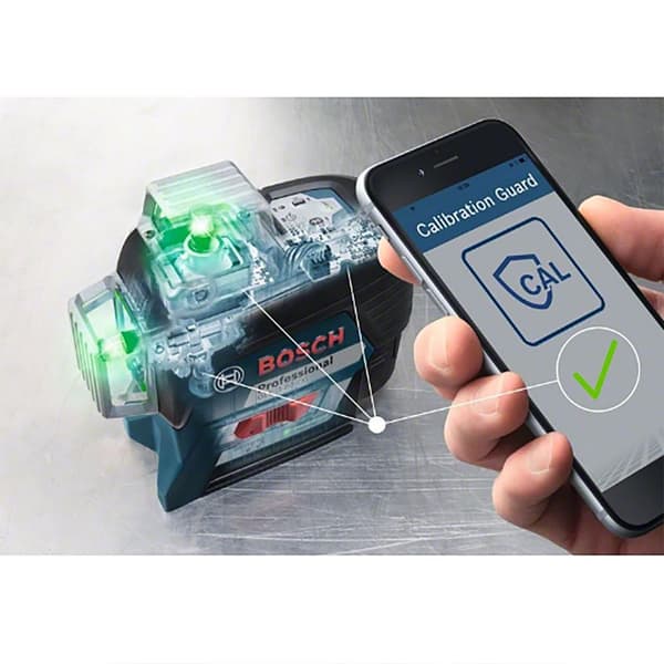 Bosch Professional Laser Niveau Linjer Gll 3-80 Cg Professional+bm 1 Søvfarvet