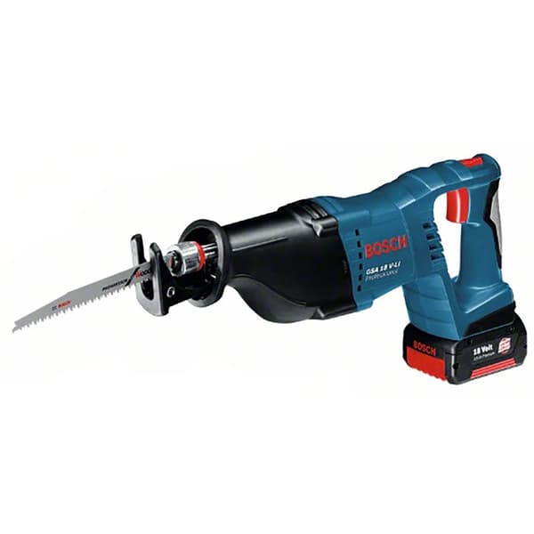 Bosch Professional Sable Såg Gsa 18 V-li+2x5.0ah+l-boxx Silver