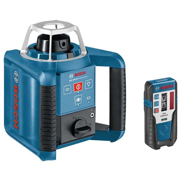 Bosch Professional Pyörivä Lasertaso Set Grl 300 Hv Professional+rc 1+wm 4+lr1+bt 170+gr 240 Sininen Sininen