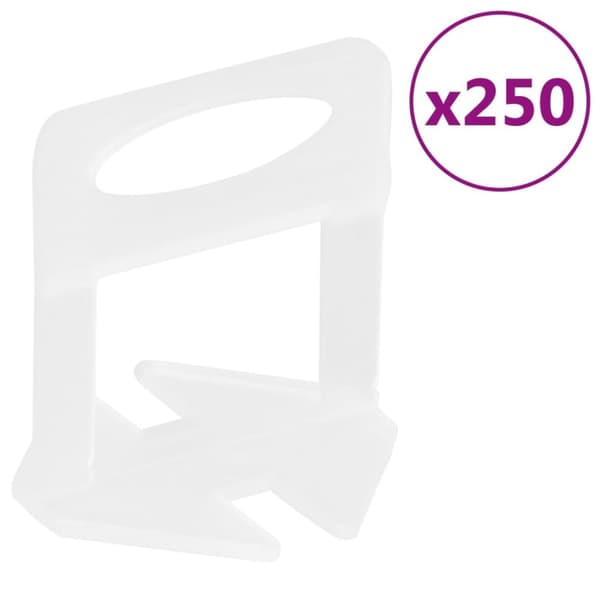 nivelleringsklips til fliser 250 stk. 1,5 mm
