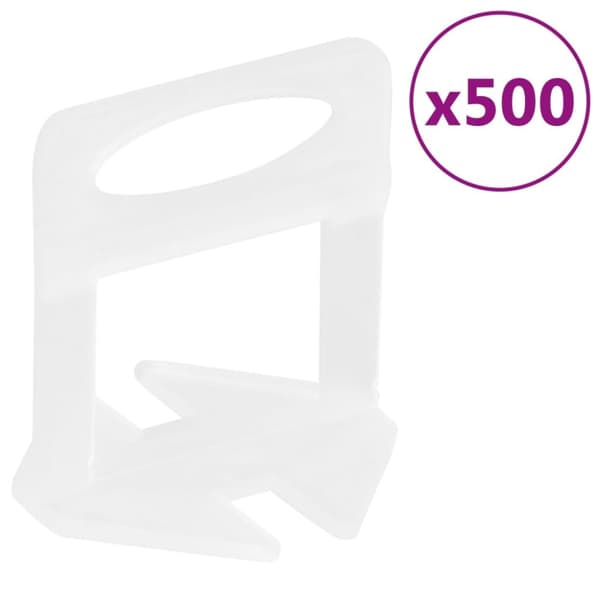 nivelleringssystem 250 kiler 500 klips 1,5 mm
