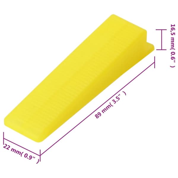 nivelleringssystem 250 kiler 500 klips 1,5 mm