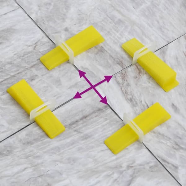 nivelleringsklips til fliser 250 stk. 2 mm