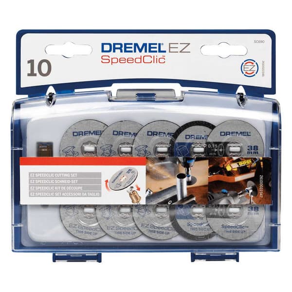 Dremel Multiværktøj Metalskæreskive Ez Speedclic 10 Enheder Søvfarvet