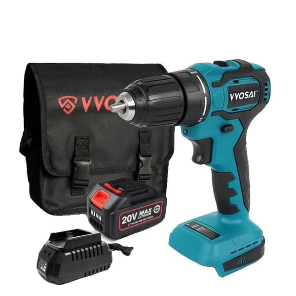 Elektrisk borr, borstlös motor, 21+1 vridmoment, WS-MD10-C2