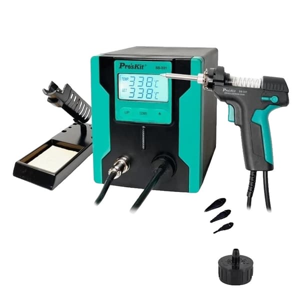 Proskit SS-331 Elektrisk Desolderingspistol, Anti-statisk, Høj sugekraft, 110V-240V
