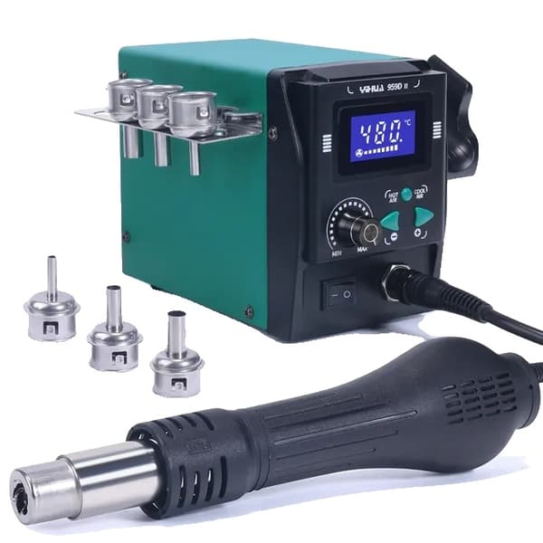 Loddestation, 700W Strøm, Nemme Plug-pull Dyser, pakke1, 220VEU