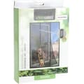 Miniatyrbillede 5 af 5: Myggenet Progarden 2 Dele Døre Glasfiber Sort - Effektivt insektnet til døre, 50 x 220 cm, sort farve. Beskyttelse mod myg og insekter.