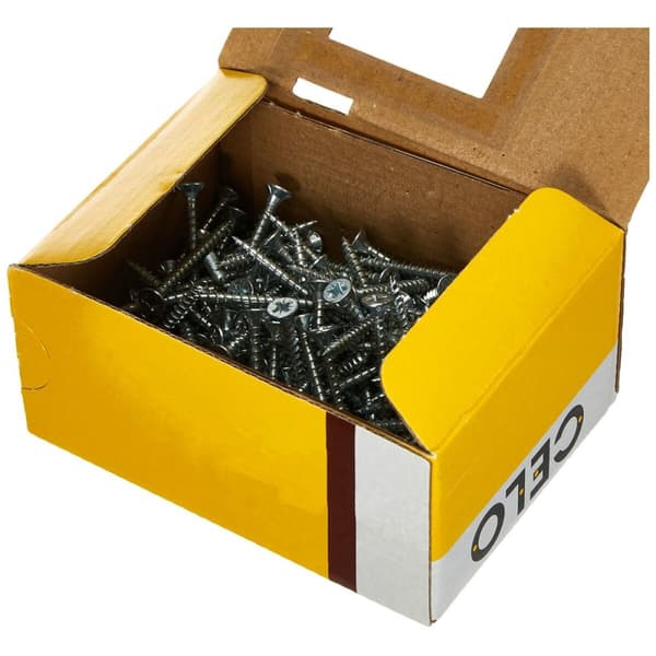 CELO VLOX 40 mm Galvaniserede Skruer (200 stk) - Høj kvalitet skruer til dine projekter. Nemme at bruge og holdbare.