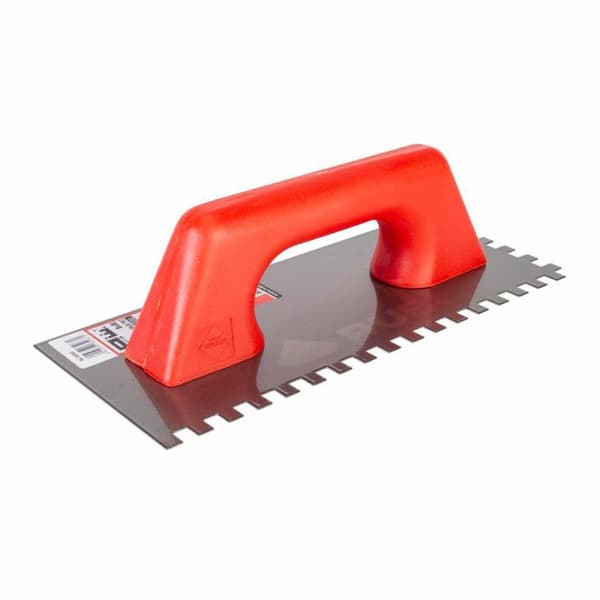 Rubi Stål Tandad Spackel (28 cm) för effektiv spackling och jämn yta. Hållbar och lättanvänd verktyg för dina projekt.