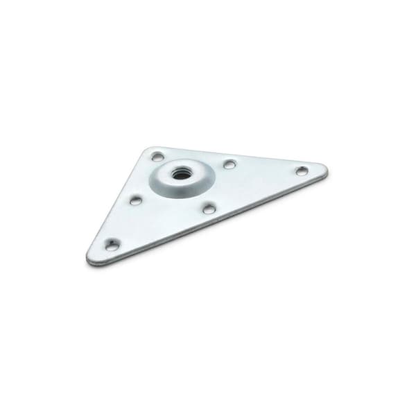 Sammenføjningsplade Rei 484 Stål 92 x 7 x 92 mm Ben 4 Dele